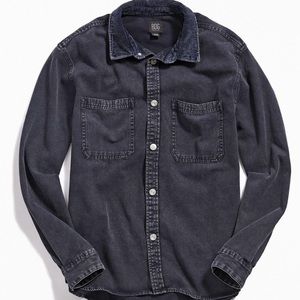 Vintage heavyweight BDG Washed Canvas Button-Down Work Shirt